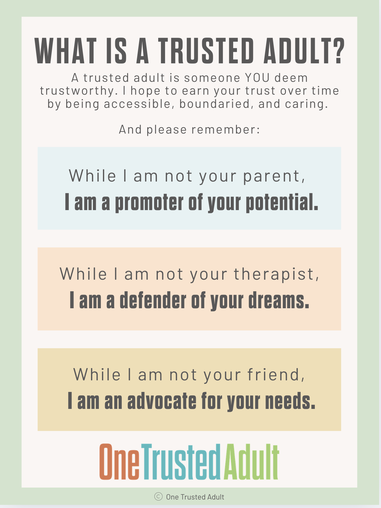 Trusted Adult poster image