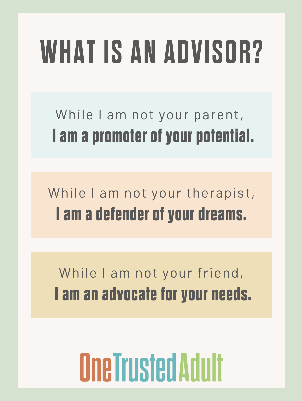 What Is An Advisor